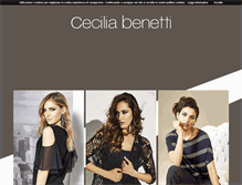 Tablet Screenshot of ceciliabenetti.it